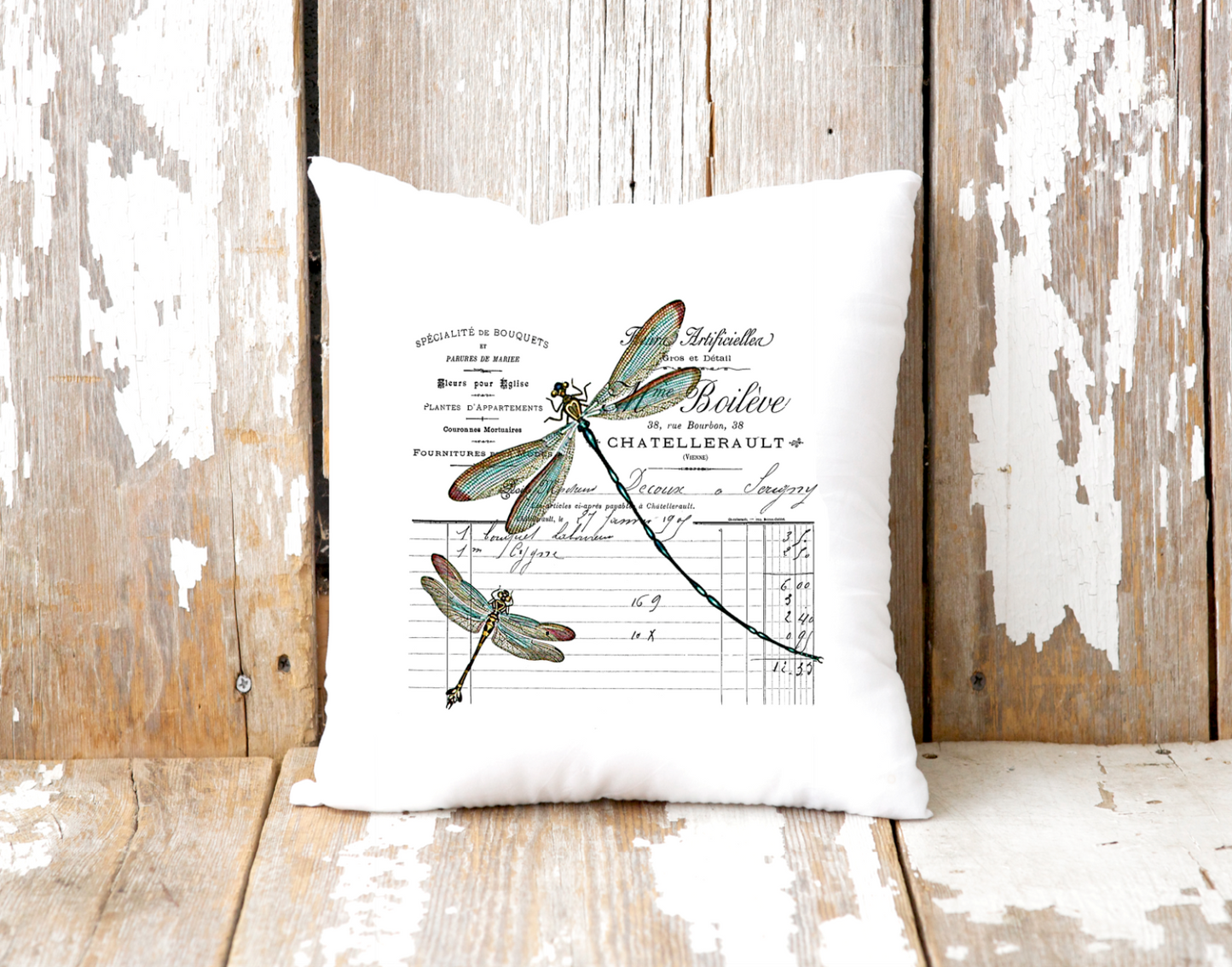 Dragonfly Pillow