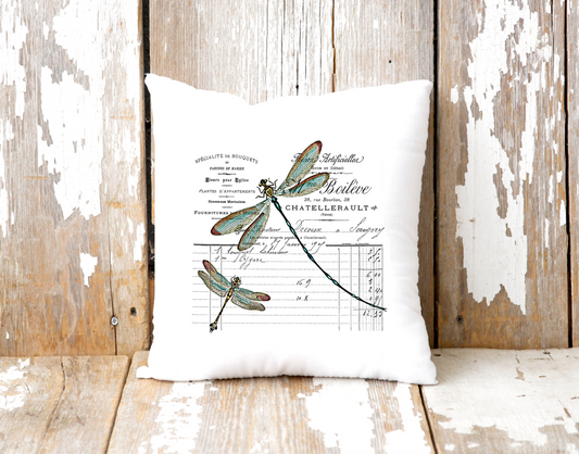 Dragonfly Pillow