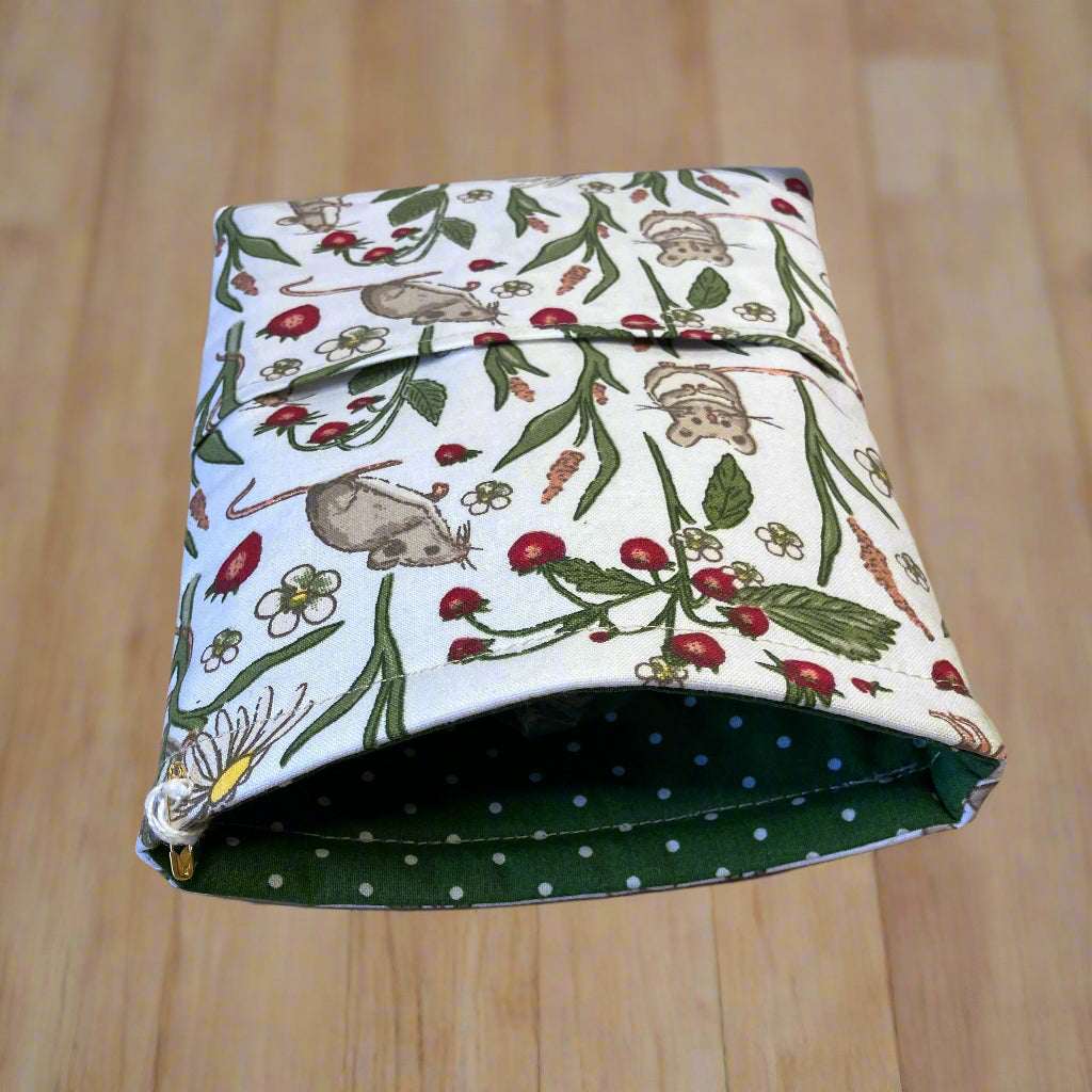 Mouse and Strawberry Book/Kindle Sleeve