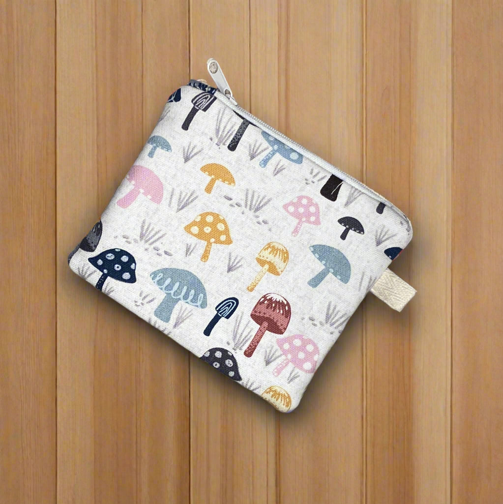 Mushroom Mini Zipper wallet