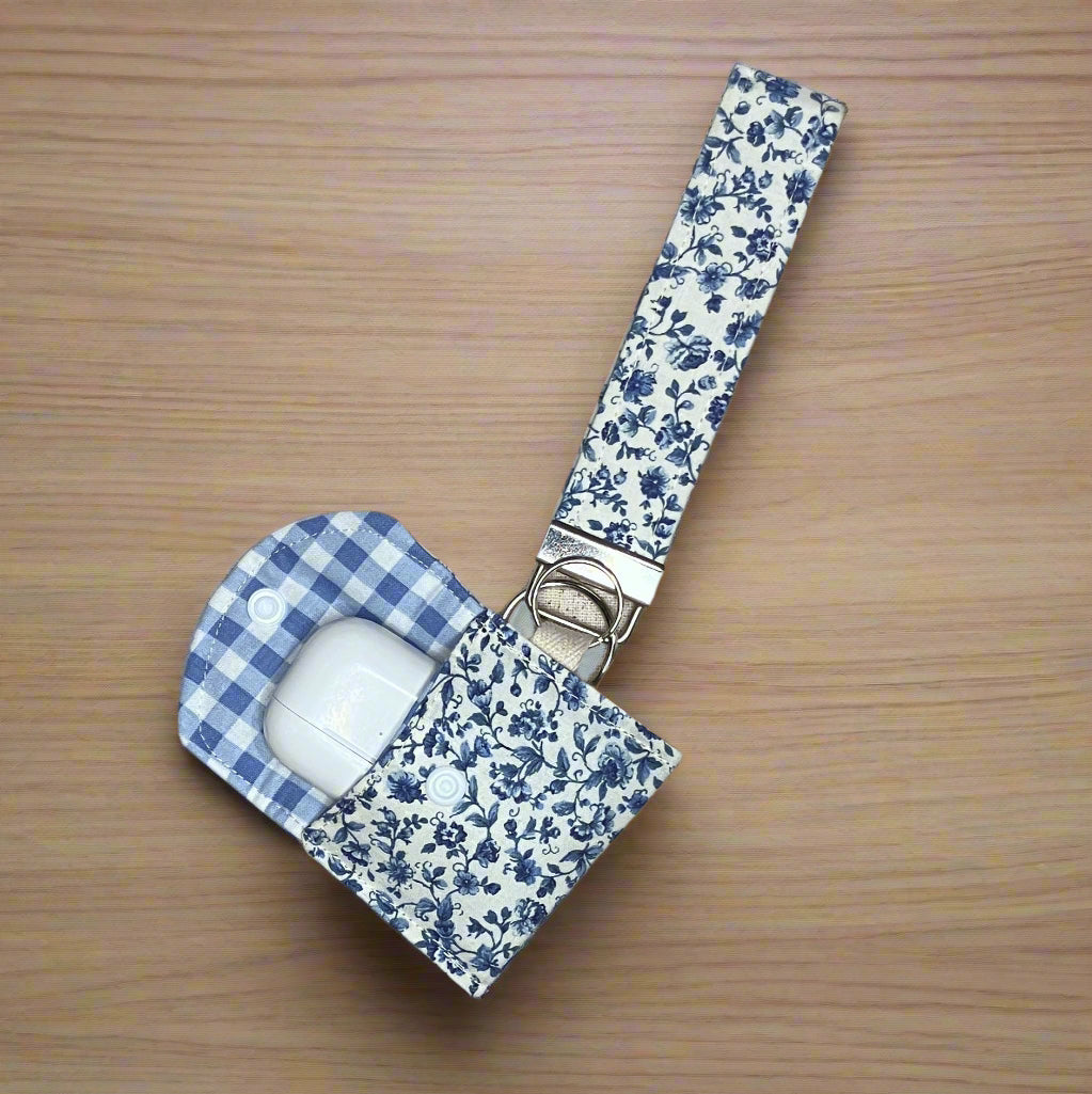 Mini Blue Flowers AirPods Case