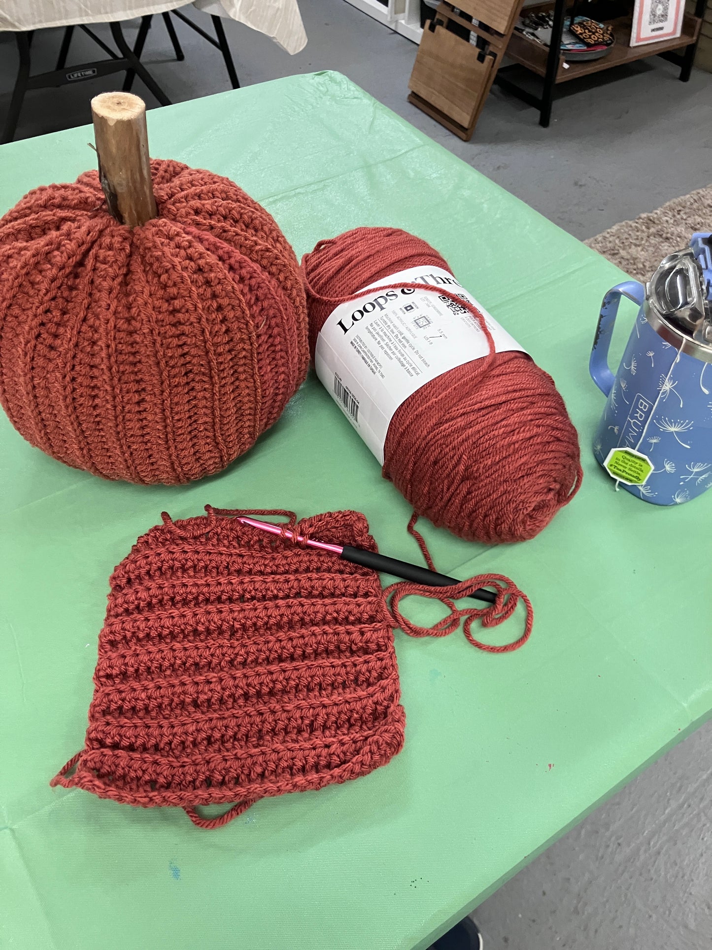 Crochet Pumpkin Workshop - October 8th 6-7:30
