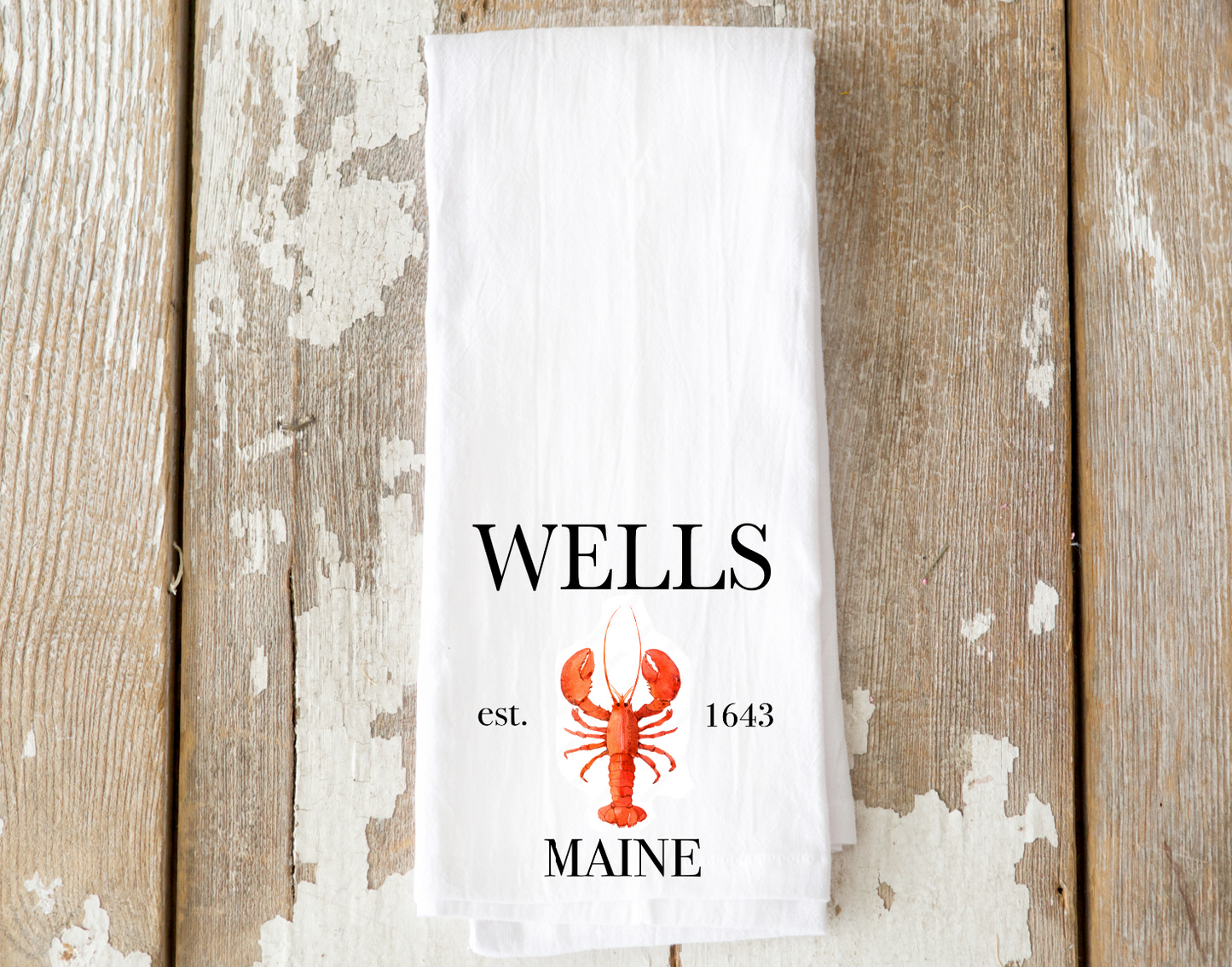Wells Lobster Tea Towel