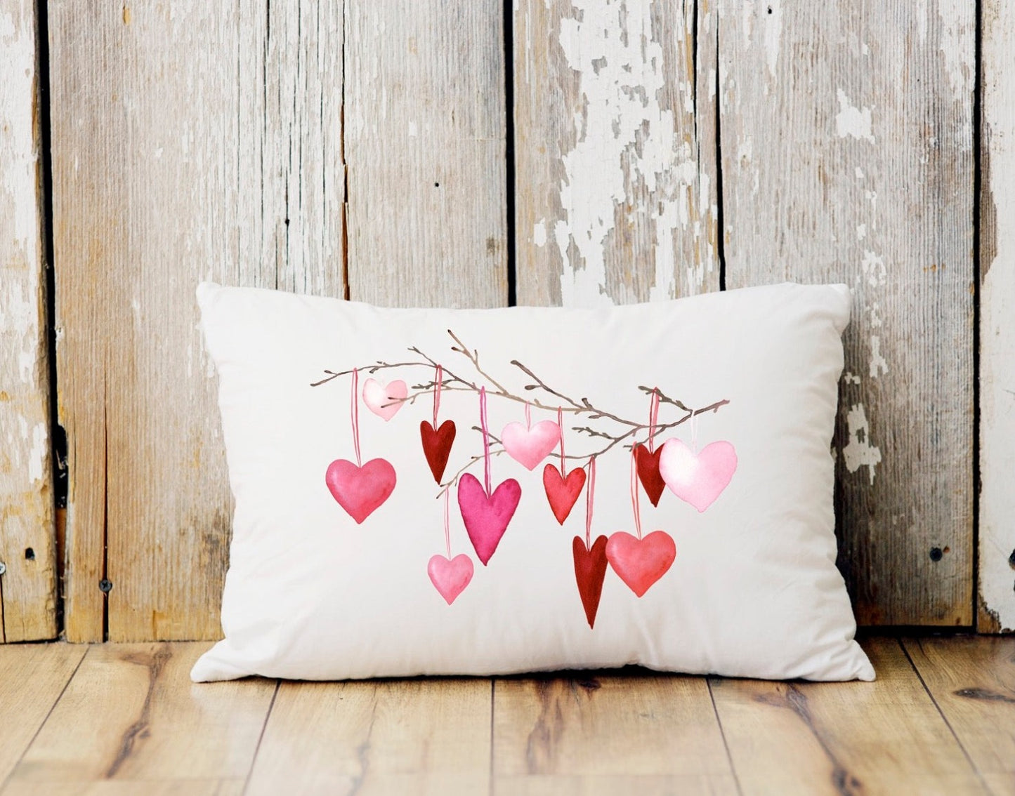 Valentine Hearts Pillow