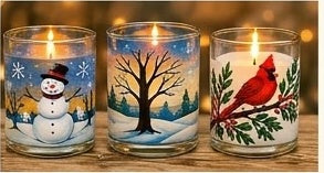 Winter Votive Painting Workshop - Sun. December 6th / 10:30-12:00