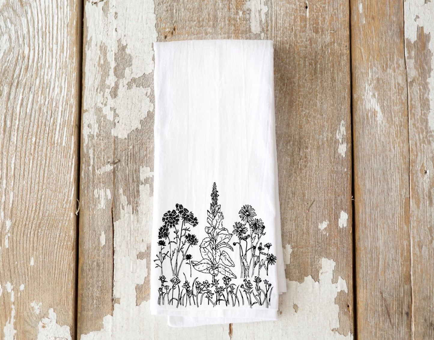 Wildflower Spring Tea Towel