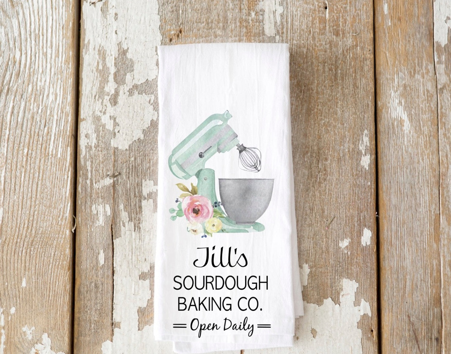 Customizable Baking Tea Towel