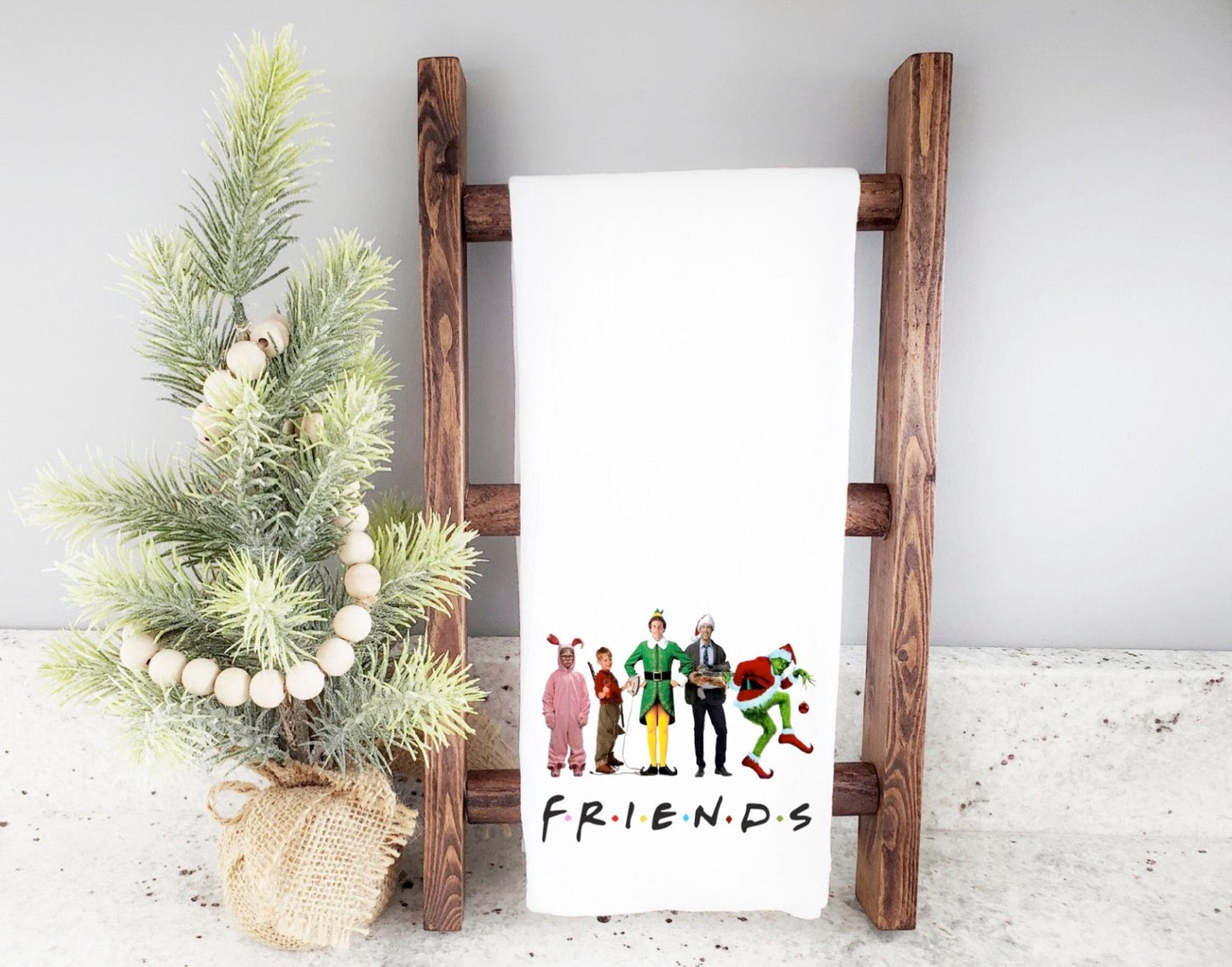 Friends Holiday Tea Towel