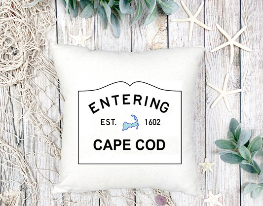 Entering Cape Cod Pillow