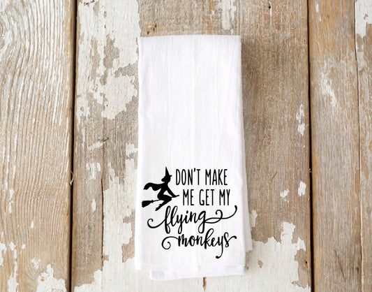 Flying Monkeys Fall Tea Towel