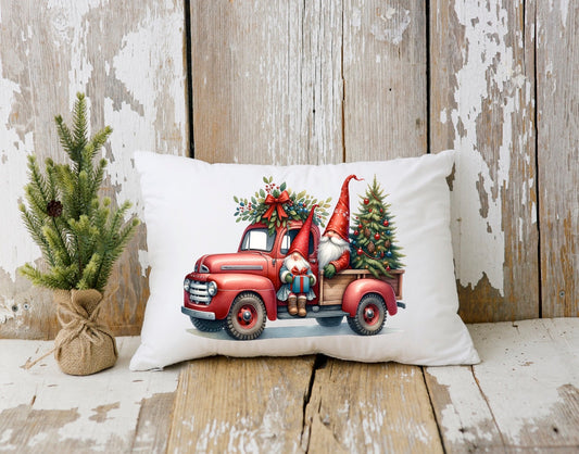 Gnome Holiday Pillow