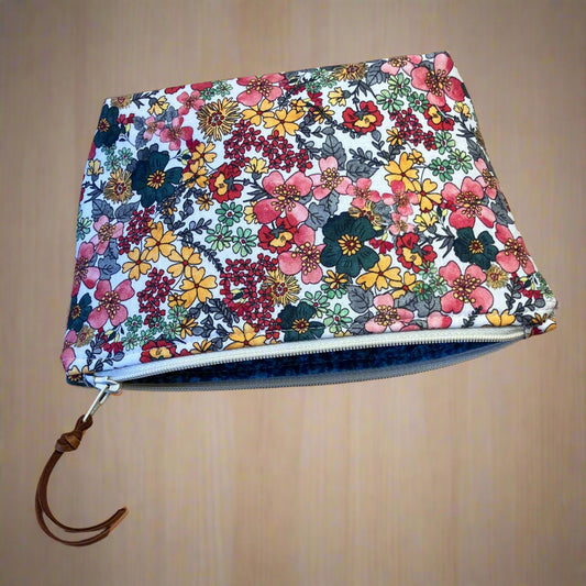 Summer Flowers Zipper Pouch