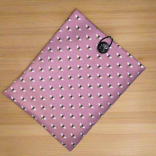 8x10" Mauve Bee Book/Kindle Sleeve