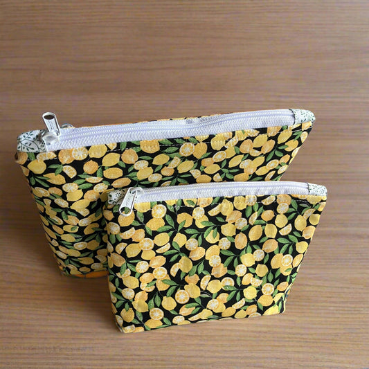Lemon Slice Zipper Pouch