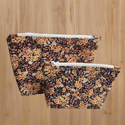 Golden Fall Zipper Pouch