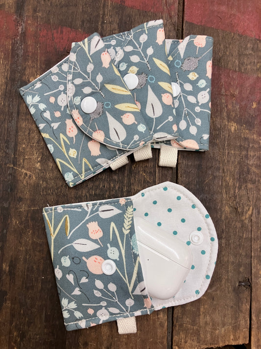 Blue and Peach AirPods Case