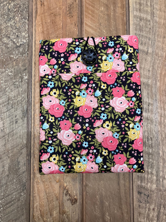 6x8"  Salmon Roses Book/Kindle Sleeve