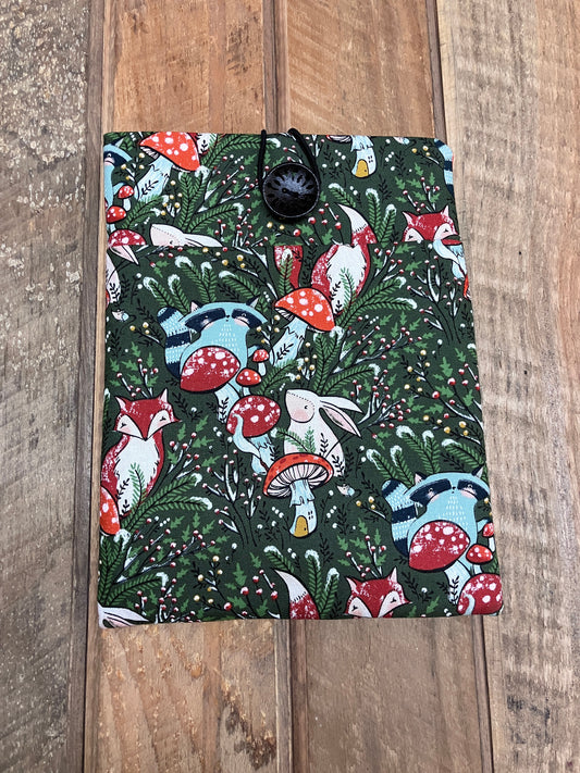 6x8" Mushroom Fox Book/Kindle Sleeve