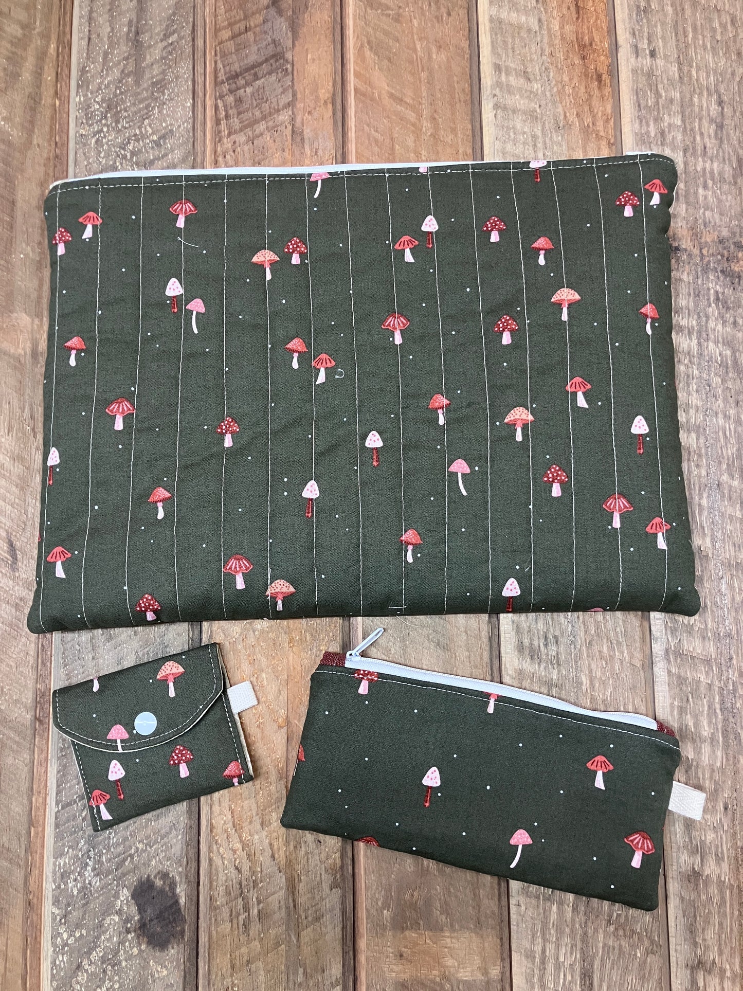 Laptop Bundle - Laptop Sleeve, AirPods Case, Zip Pouch