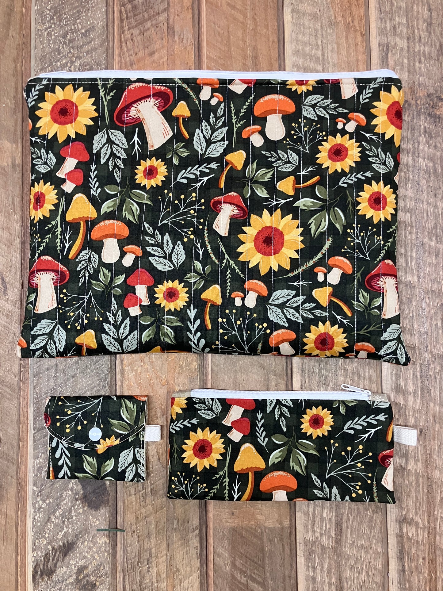 Laptop Bundle - Laptop Sleeve, AirPods Case, Zip Pouch