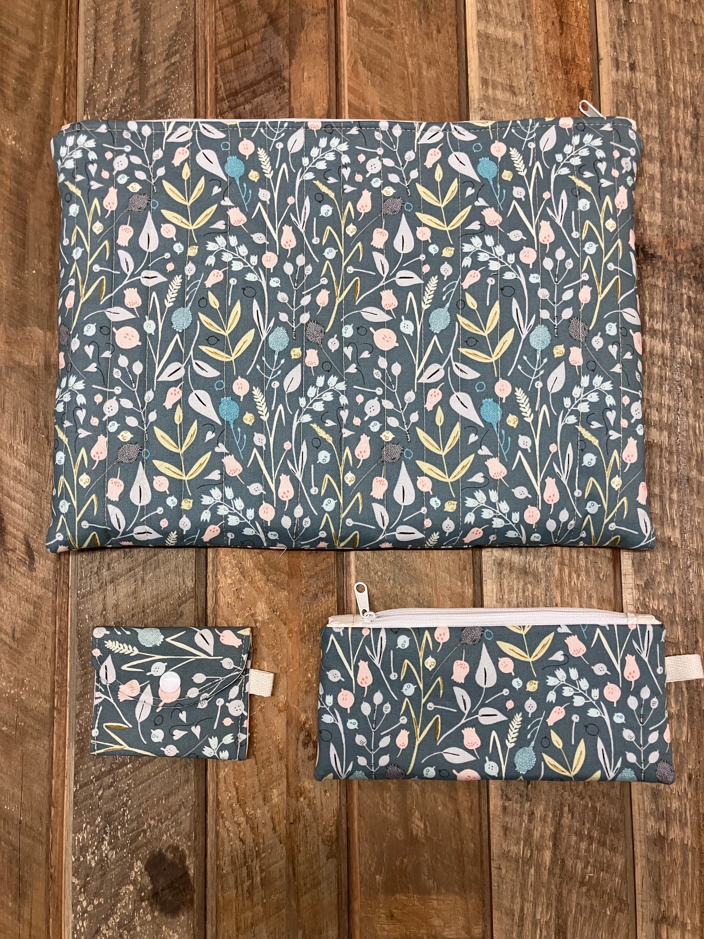 Laptop Bundle - Laptop Sleeve, AirPods Case, Zip Pouch