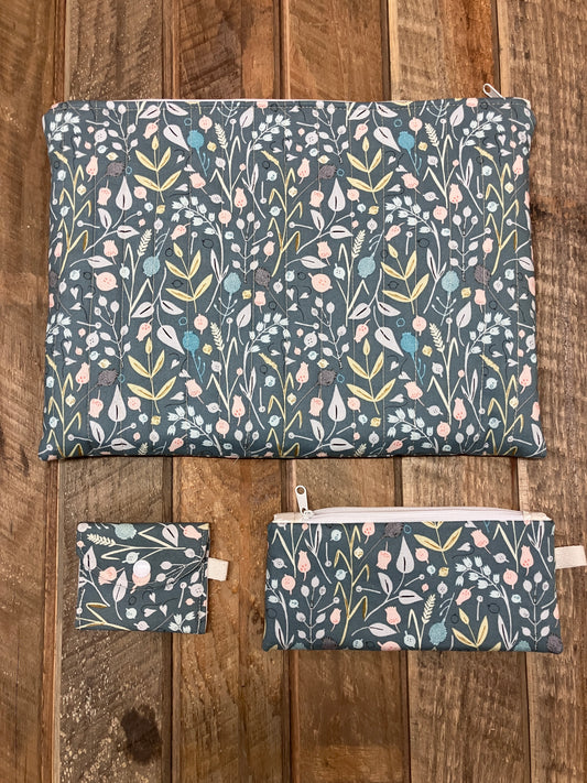 Laptop Bundle - Laptop Sleeve, AirPods Case, Zip Pouch