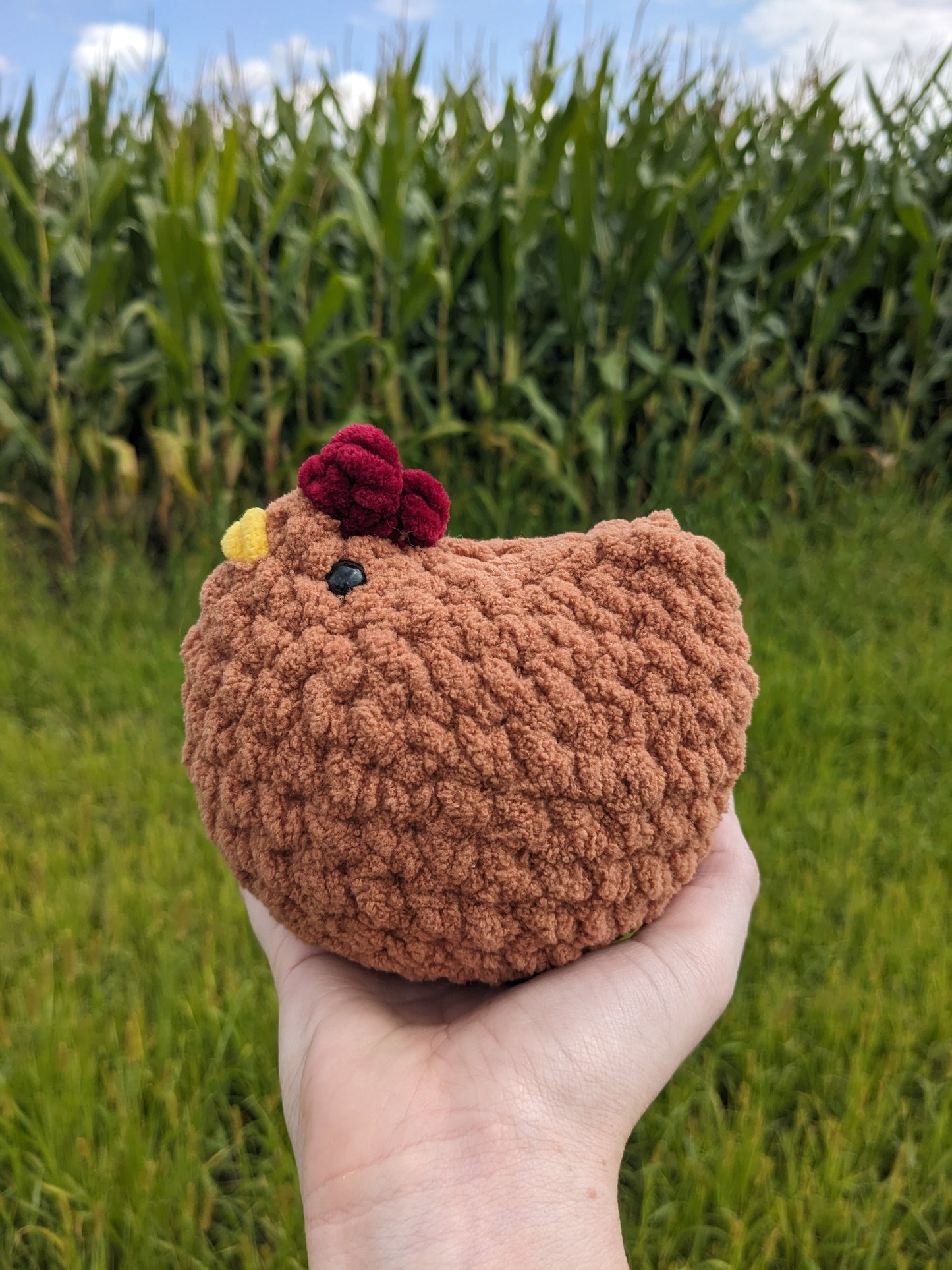 Crochet Chicken Plushie