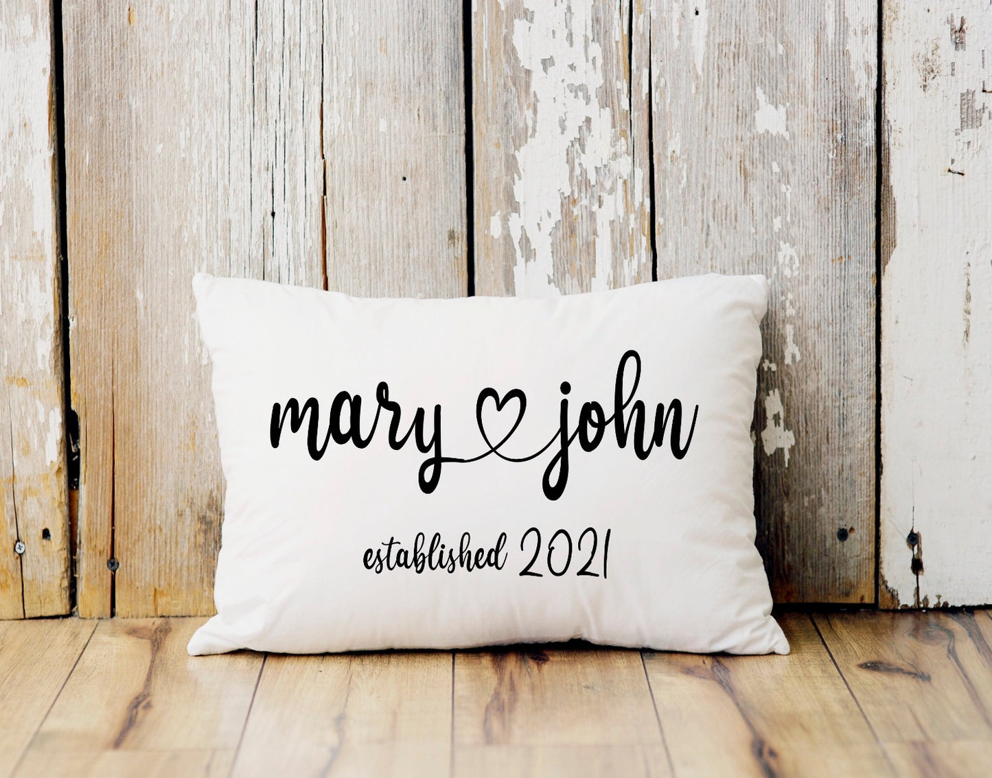 Customizable Wedding pillow