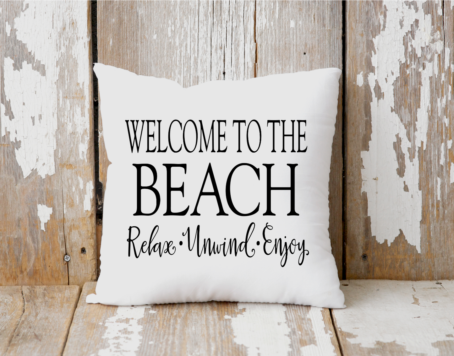 Welcome to The Beach Pillow