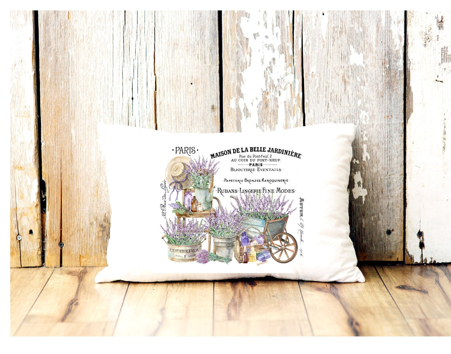 The Beautiful Gardener Lavender Pillow