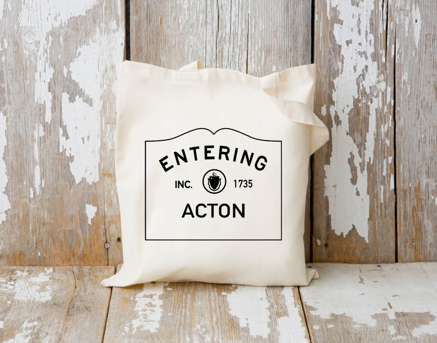 Customizable Entering Sign Tote Bag