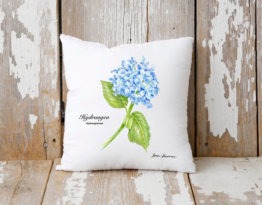 Spring Hydrangea Pillow