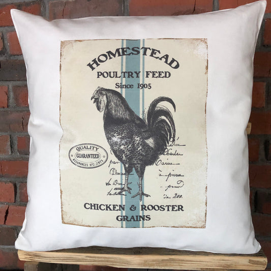 Homestead Rooster Pillow