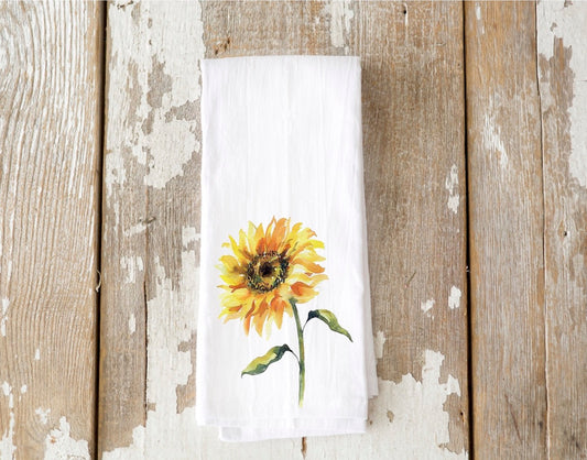 Spring Sunflower Tea Towel