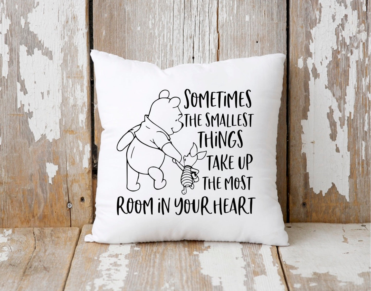Winnie the Pooh Quote Pillow