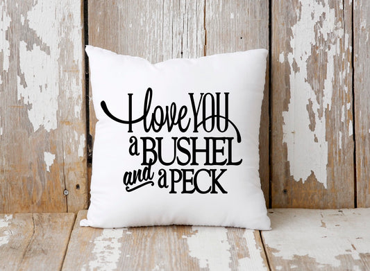 Bushel and a Peck Pillow