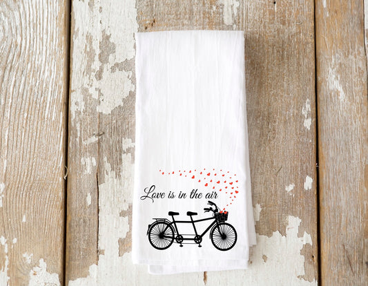 Valentine Tandem Tea Towel